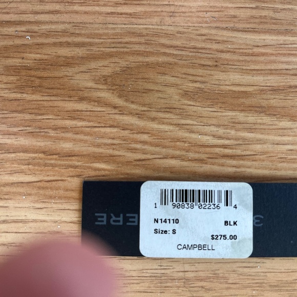 NAKED CASHMERE Ribbed Crewneck Sweater in Black sz S EUC - Picture 3 of 5